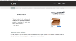 Desktop Screenshot of ecaffeonline.com